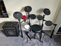 Carlsbro CSD100 R Electronic Drum Kit + speaker/amplifier + stool