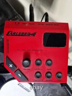 Carlsbro CSD100 R Electronic Drum Kit + speaker/amplifier + stool