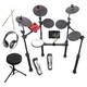 Carlsbro Csd100 R+ Electronic Drum Kit With Stool, Headphones & Tablet Holder
