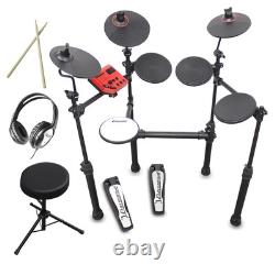 Carlsbro CSD100 R+ Electronic Drum Kit with Stool, Headphones & Tablet Holder