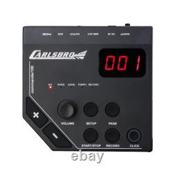 Carlsbro CSD100 R Kids Electronic Drum Kit 7 Piece Set with Sticks