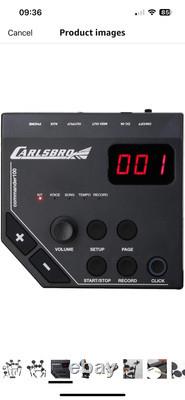 Carlsbro CSD100 R-PLUS Electronic Drum Kit 7 Piece