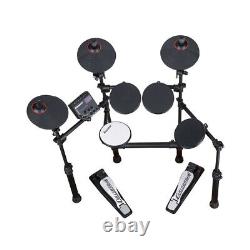 Carlsbro CSD100 R-PLUS Electronic Drum Kit 7 Piece Digital Set Stool, Headphones