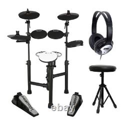 Carlsbro CSD120 5 Piece Electronic Drum Kit With Headphones, Stool & Drumsticks