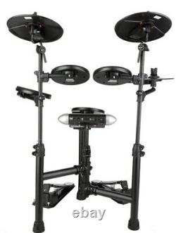 Carlsbro CSD120 Electronic Drum Kit 8 Piece Digital Set Compact Foldable NEW