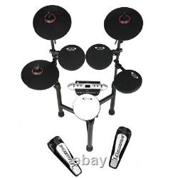 Carlsbro CSD120 Electronic Drum Kit with Headphones Stool and Drumsticks NEW