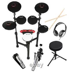 Carlsbro CSD130R Electronic Drum Kit 8 Piece Set with Stool & Headphones