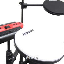 Carlsbro CSD130R Electronic Drum Kit 8 Piece Set with Stool & Headphones