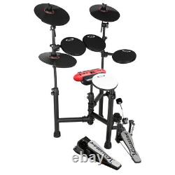 Carlsbro CSD130 Digital Electronic Silent Portable Drum Kit 8 Piece USB Midi Set
