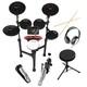 Carlsbro Csd130 R+ Electronic Drum Kit With Stool, Headphones & Tablet Holder