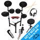 Carlsbro Csd130 R-plus 8-piece Electric Drum Kit Usb Midi Drum Stool Headphones