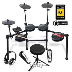 Carlsbro CSD25M 7 Piece Digital Drum Kit, Mesh Heads, USB, Stool & Headphones