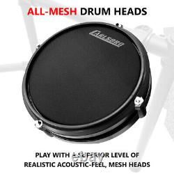 Carlsbro CSD25M 7 Piece Electronic Drum Kit, Mesh Heads, USB, Stool & Headphones