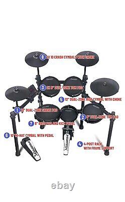 Carlsbro CSD35M 9 Piece Mesh Head Electronic Drum Kit 6 Month Old Was £550 New