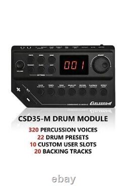 Carlsbro CSD35M 9 Piece Mesh Head Electronic Drum Kit 6 Month Old Was £550 New