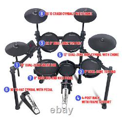 Carlsbro CSD35M Digital Drums Set with Mesh Heads USB MIDI Dual Zone 9 Piece