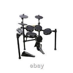 Carlsbro CSD400 Mesh Drum Kit 8-Piece Electronic Drum Set with Quiet Pads