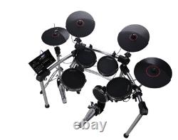 Carlsbro CSD600 9-Piece Electronic Mesh Drum Kit with Headphones, Stool and Stic
