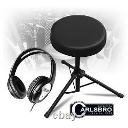 Carlsbro CSD 400 Electronic Drum Kit 8 Piece MESH Heads USB, Stool, Headphones