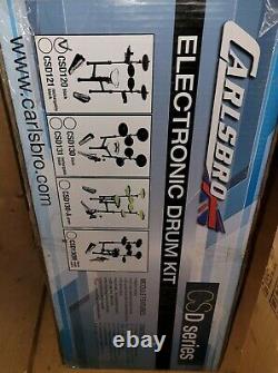 Carlsbro CSD 8-Piece Electronic Drum Kit Set + Sticks NEW IN BOX