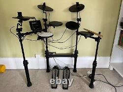 Carlsbro Csd100 R Electronic Drum Kit 7 Piece Digital Set Compact Foldable