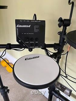 Carlsbro Csd100 R Electronic Drum Kit 7 Piece Digital Set Compact Foldable