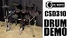 Carlsbro Csd310 Electronic Drum Kit Gear Demo