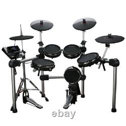 Carlsbro Drum Kit, Electronic 9-Piece with Headphones, Stool and Sticks, CSD600