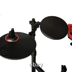 Carlsbro Jazz Style Electronic Drum Kit with Stool, Headphones & Tablet Holder