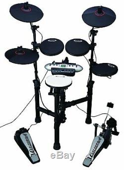 Complete Electronic Drum Pad Set Practice Compact Folding Kit