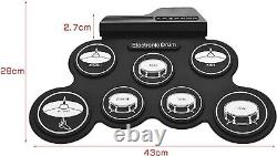 Digital Drum 7 Pad Portable Electronic Drum Kit