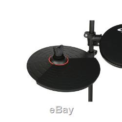 Digital Drum Kit Electronic Electric Pads, Practice Sticks, Headphones & Stool
