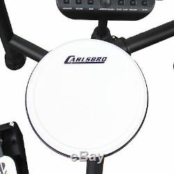 Digital Drum Kit Electronic Electric Pads, Practice Sticks, Headphones & Stool