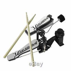 Digital Drum Kit Electronic Electric Pads, Practice Sticks, Headphones & Stool