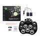 Digital Electronic Drum Kit Roll Up Silicon Drum Set 9 Pads With Foot Pedals
