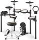 Donner Ded-100 Electric Drum Kit Twin-pedal 425 Sounds Headphone Stick Throne