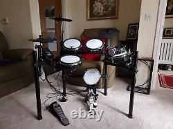 Donner DED-200 Electronic Drum Kit. 5 Piece With Bass Drum