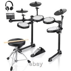 Donner DED-200 LITE Electric Drum Kit Quiet Mesh Pad 450 Sound 31 Drum Kit