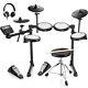 Donner Ded-200 Lite Electric Drum Set Quiet Mesh Pad 450 Sound 31 Drum Kit