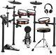Donner Ded-200 Max Electronic Drum Set With Industry Standard Mesh Heads, 10'' S