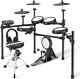 Donner Ded-400 Professional Electronic Drum Set Kit With Drum Throne/drumsticks