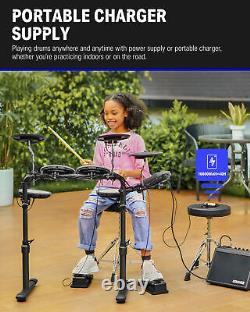 Donner DED-70 Kids Electric Drum Set 4 Mesh Pads 68 Sounds Refurbished