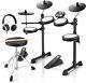 Donner Ded-80 Electric Drum Kit, Electronic Drum Sets For Beginner With 4 Quiet