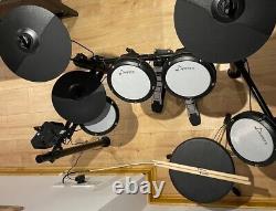 Donner DED-80 Electronic Drum Kit 2 Switch Pedal 4 Quiet Mesh Pads 180 Sounds