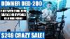 Donner Ded 200 Electronic Drum Kit In Depth Demo And Review Insanely Cheap E Drum Drum Set
