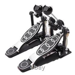 Double Bass Drum Pedals, Double Drum Pedal for Drum Set and Electronic Drums
