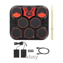 Drum Practice Set Headphone Jack Tabletop Drum Set Electronic Drum Set for