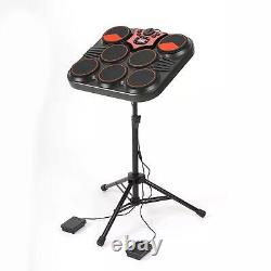 Drum Practice Set Headphone Jack Tabletop Drum Set Electronic Drum Set for