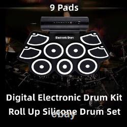 Drum Set Digital Electronic With Foot Pedals Drum Drum Kit Electronic Foldable