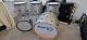 Drum-tec Diabolo 5 Pc Electronic Drum Kit Silver Sparkle With H H Snare Drum
